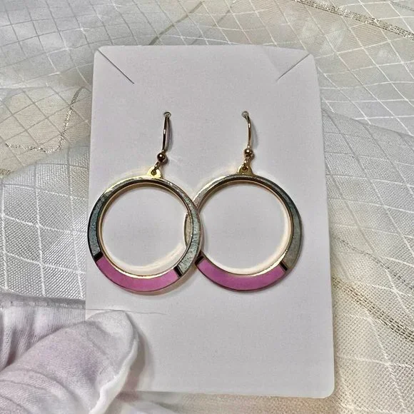 SKYE Vintage earrings, SKYE Vintage Jewelry, Isle of SKYE Dangle Hoop Earrings